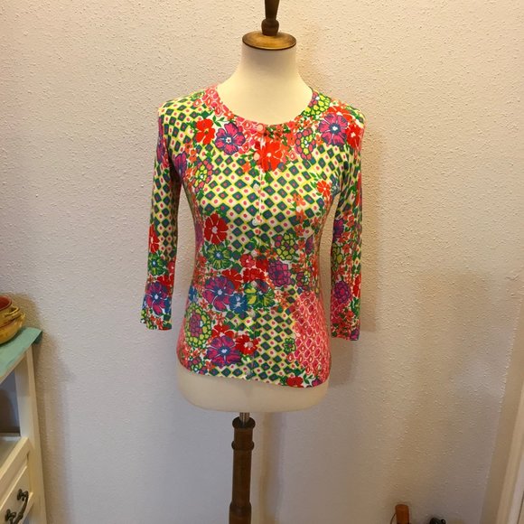 Talbots Sweaters - NWOT Talbots floral Cardigan sweater